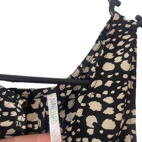 Nine Bird Y2k Women's Size Small Spot Key Hole Open Back Mini Dress - Picture 4 of 10